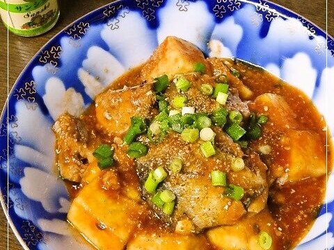 さば水煮缶と高野豆腐のケチャップ煮